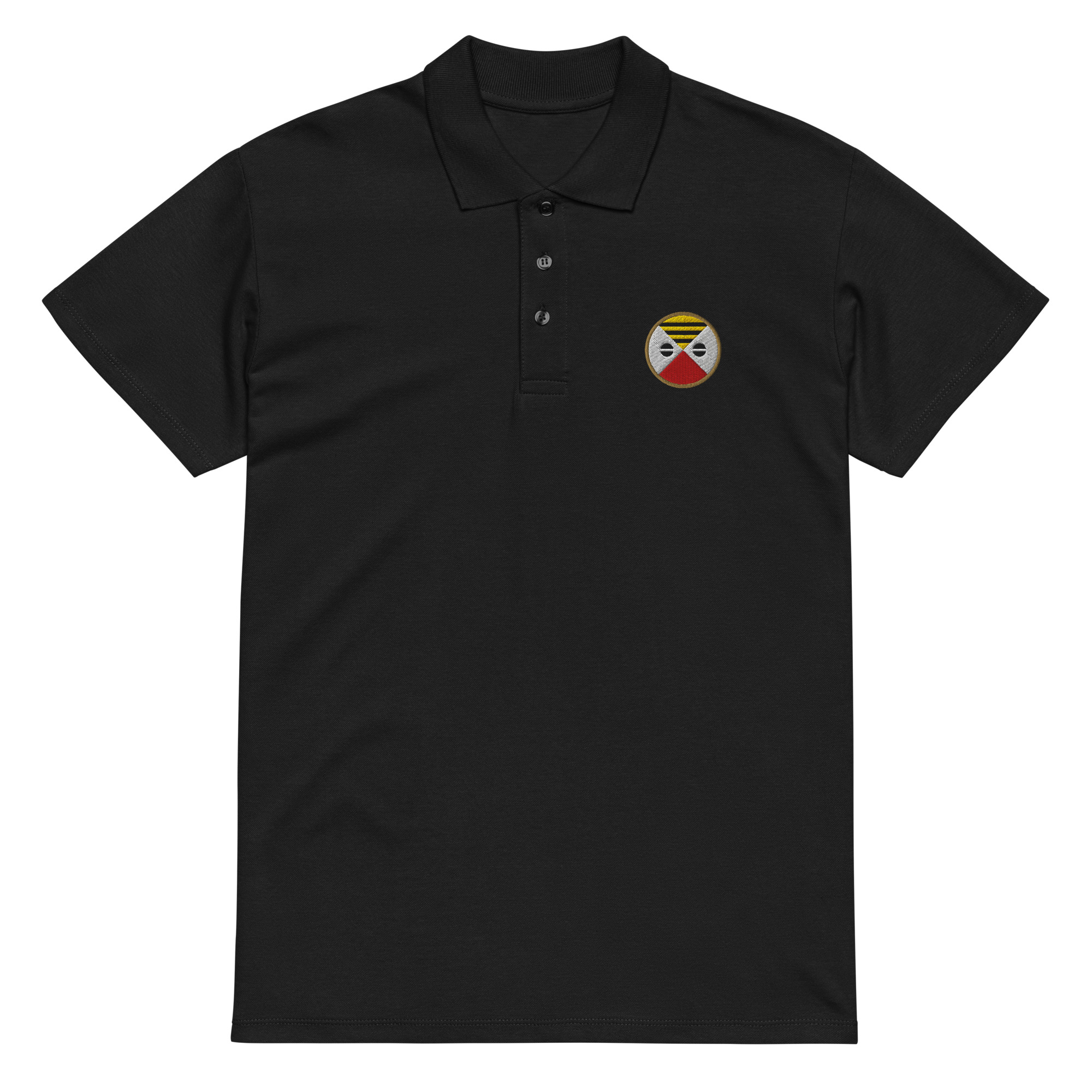 AOE Mali Shield - Embroidered pique polo shirt
