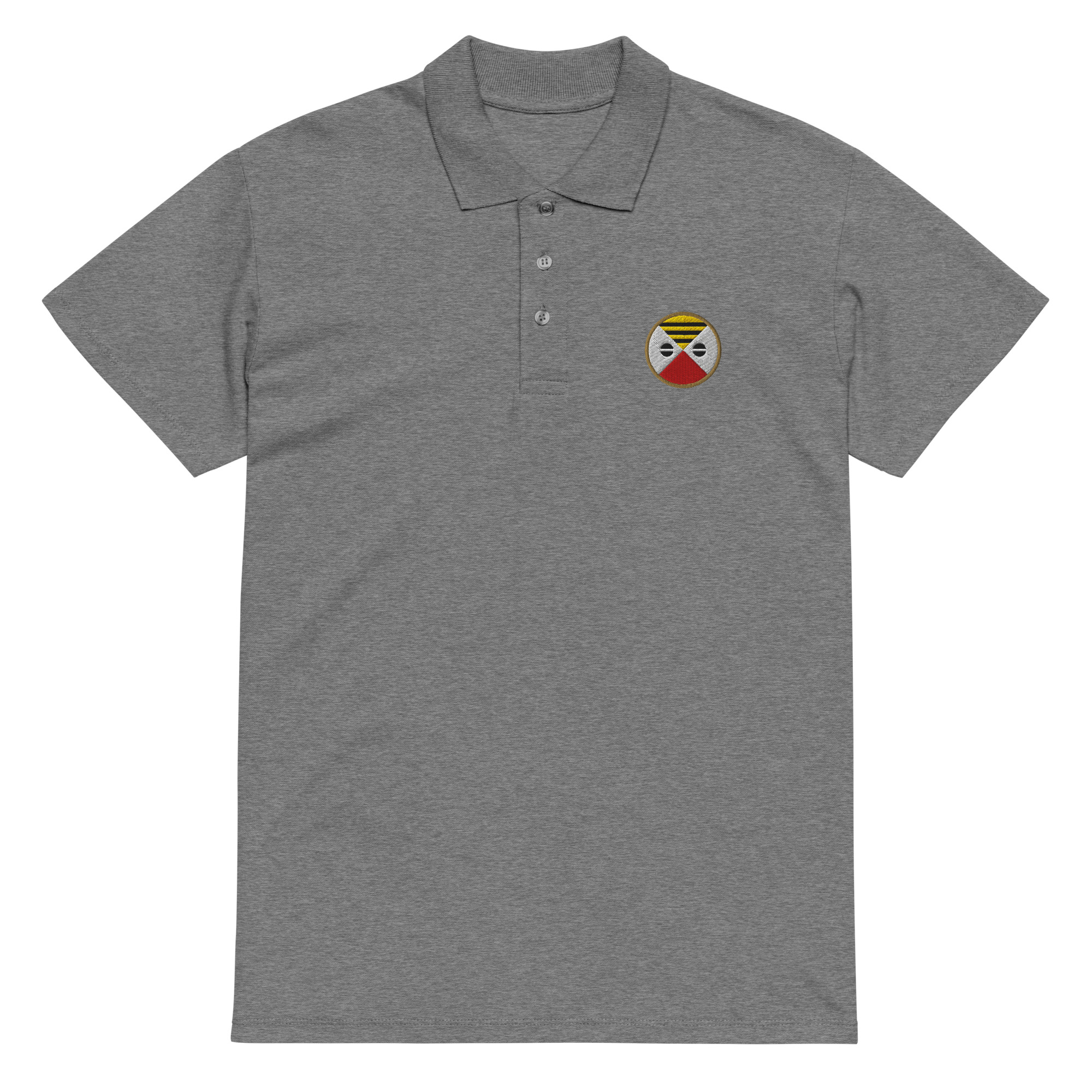 AOE Mali Shield - Embroidered pique polo shirt