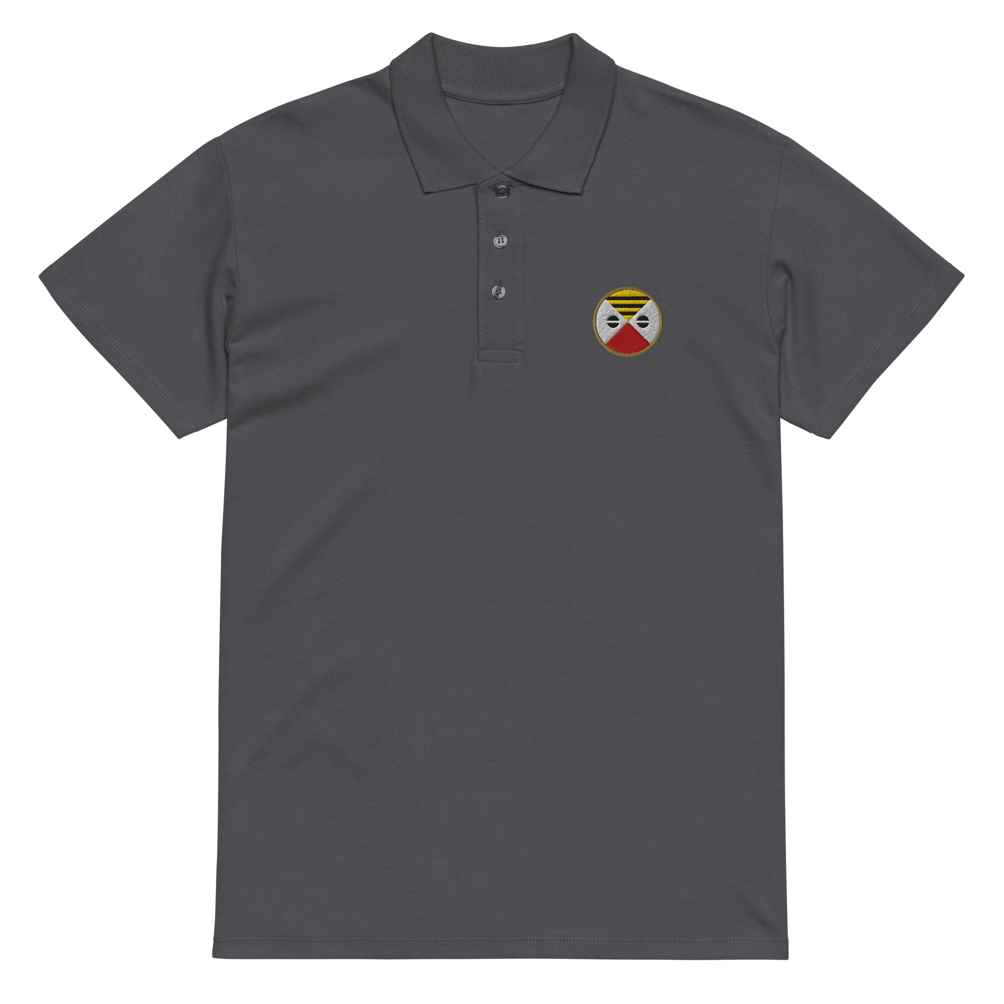 AOE Mali Shield - Embroidered pique polo shirt