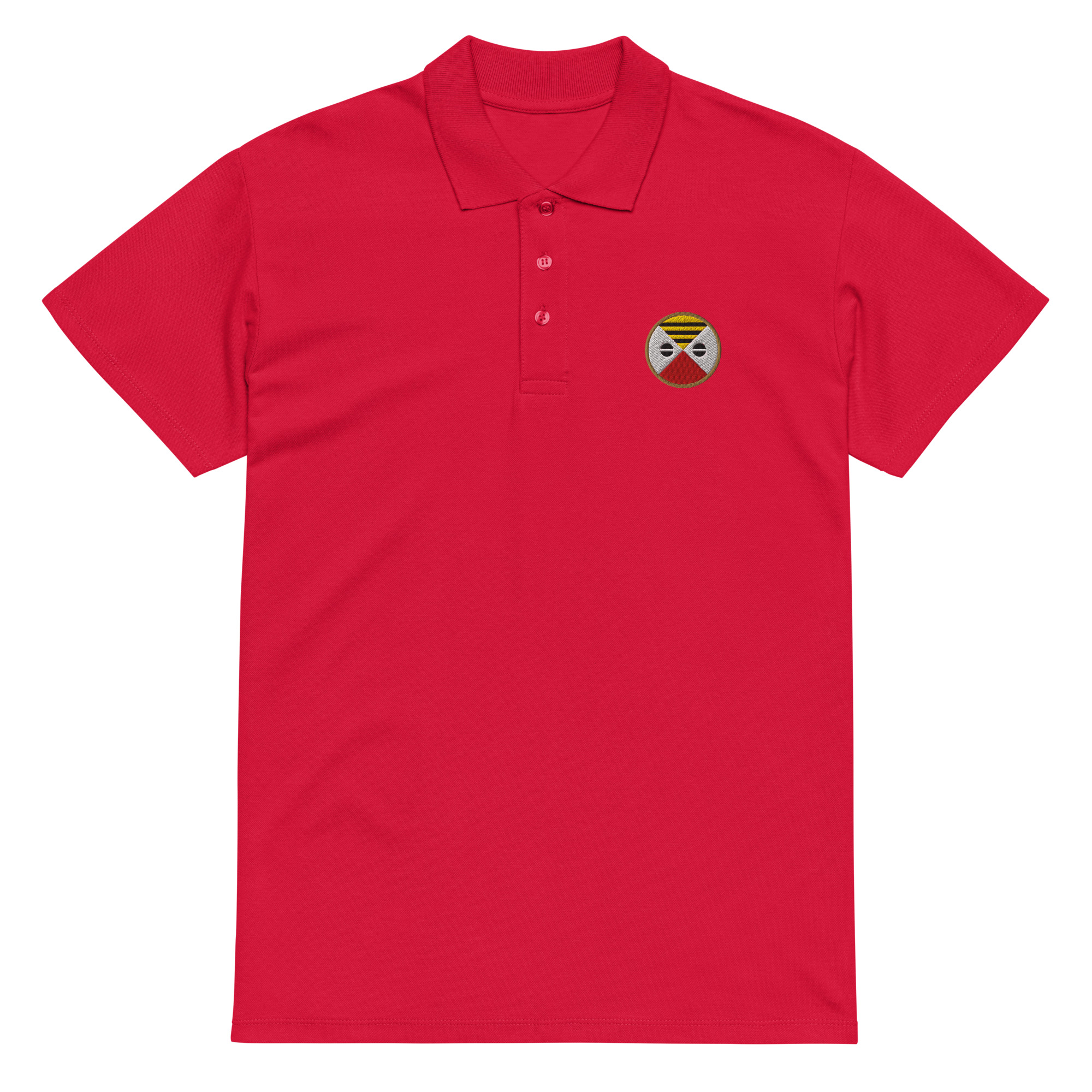 AOE Mali Shield - Embroidered pique polo shirt
