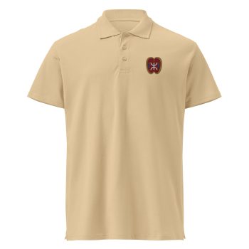 AOE Berber Shield – Embroidered pique polo shirt