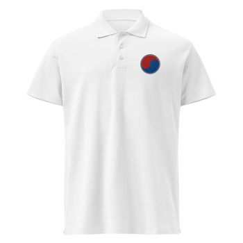 AOE Korean Shield – Embroidered pique polo shirt